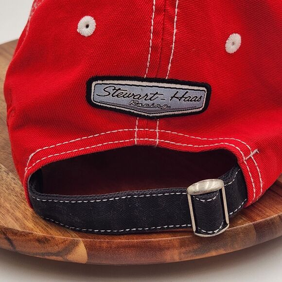 NASCAR Racing #14 Baseball Cap Tony Stewart Red Hat Strap Back Chase Authentics - Picture 4 of 9